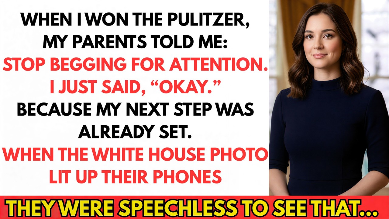 Stop Begging for Attention, My Parents Said When I Won the Pulitzer—Then the White House Called.