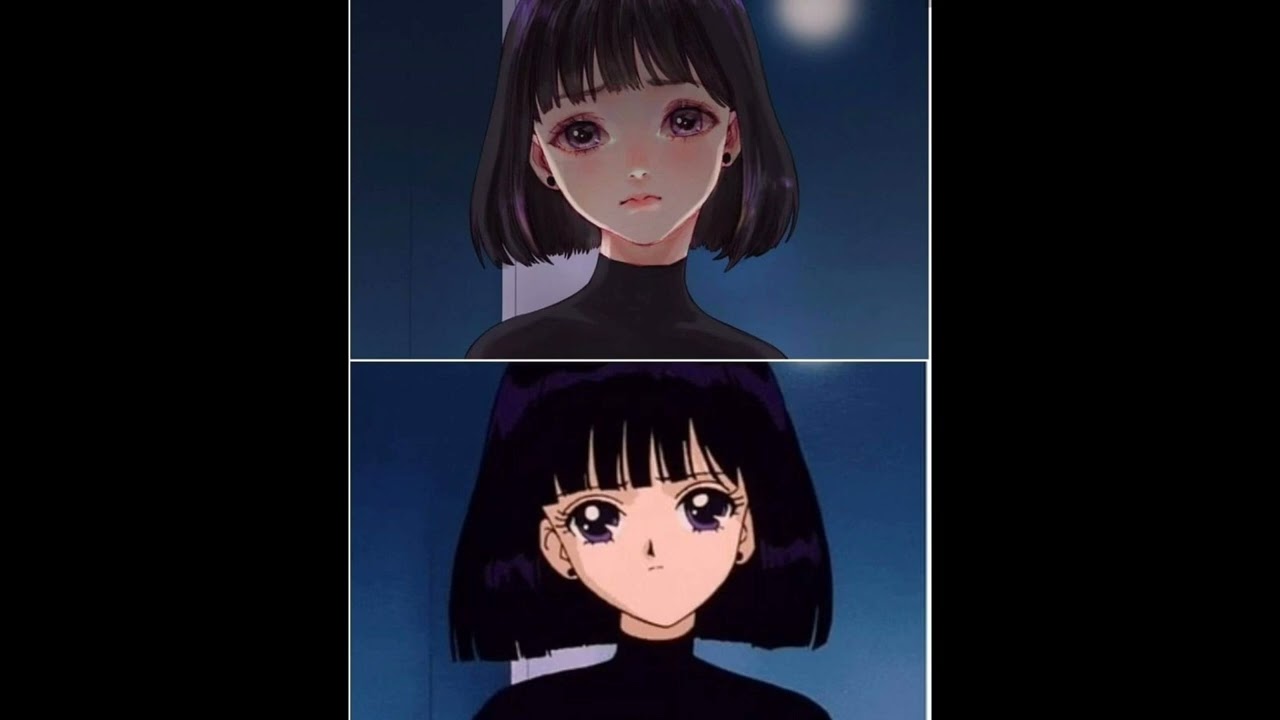 Sailor Moon Characters (Fan art/Redraw/Old vs. New)