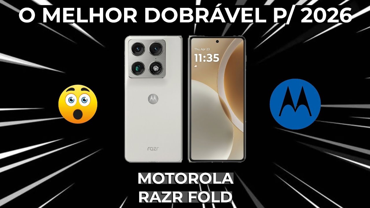 A MOTOROLA NÃO ESTÁ BRINCANDO | MOTOROLA RAZR FOLD!