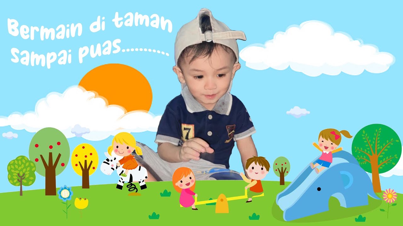 Kepo in permainan yang ada di taman harmoni Surabaya dan bermain sampai puas seharian