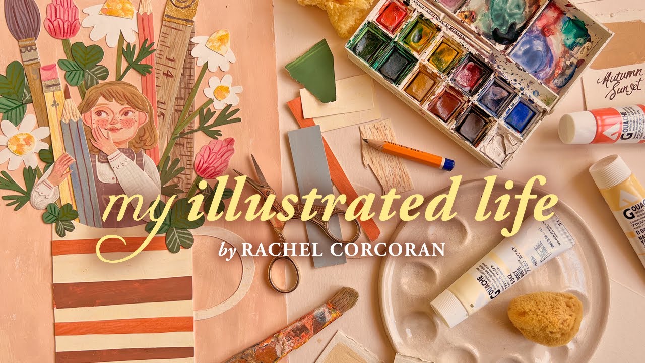 My Life as a Freelance Irish Illustrator ✿ Artist Introduction & Studio Tour ✿ Illustration Career