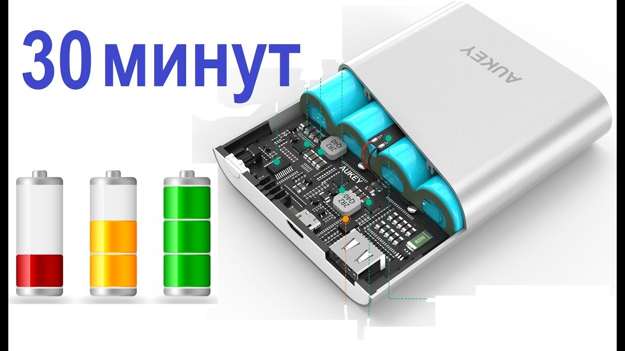 КАК ЗАРЯДИТЬ СМАРТФОН ЗА 30 МИНУТ / Quick Charge (Быстрая Зарядка)