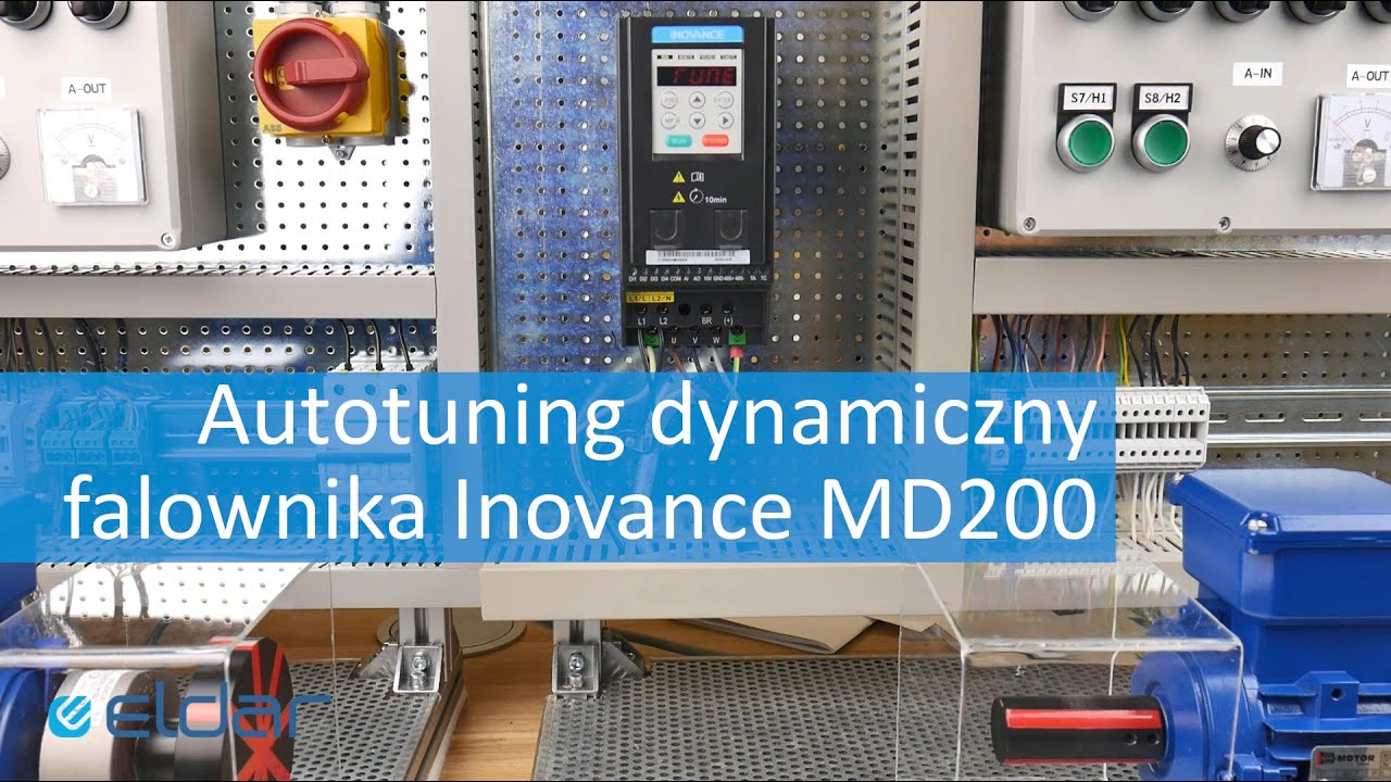 Autotuning dynamiczny falownika Inovance MD200