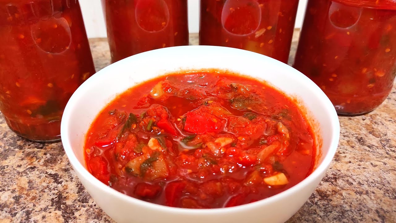 ЛЕЧО на Зиму! ОЧЕНЬ ВКУСНЫЙ Рецепт Без УКСУСА!