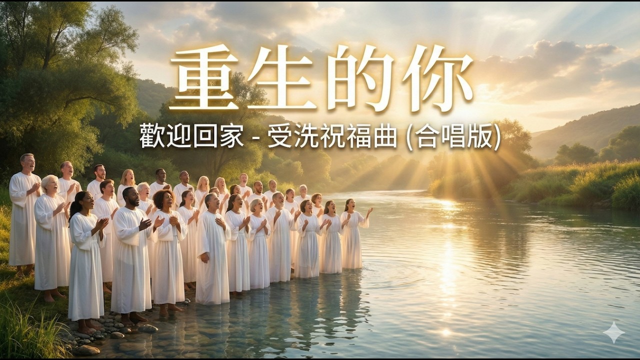 【受洗專用詩歌】重生的你  A cappella  - 若有人在基督裡｜給新造的人：受洗典禮祝福詩歌｜舊事已過，都變成新的了【詩班獻詩】煥然一新 - 獻給剛決志的你
