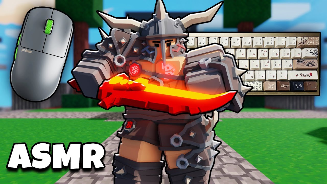Roblox Bedwars ASMR Tryhard With Barbarian Kit