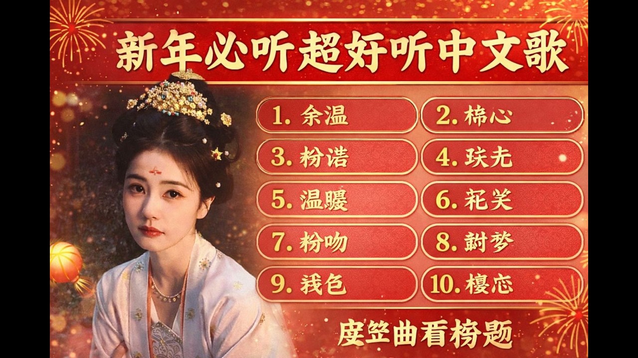 2026 新年情歌精选 🎶 春节浪漫华语合集 | 遇见你，遇见了爱・像永远一样・心里温热的爱 | 抖音新春热歌 🎧