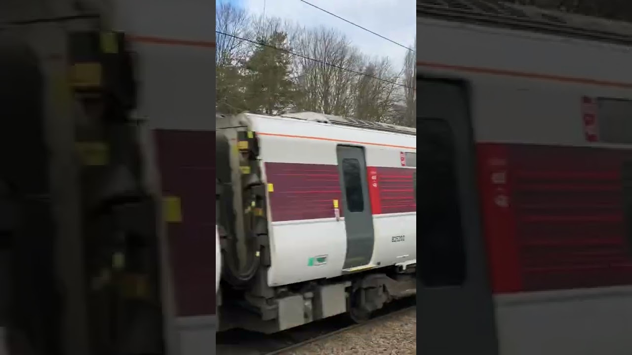 LNER Azuma Class 801202 Passing Stevenage At Speed