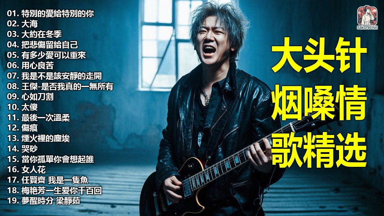 大頭針34【大头针 · 烟嗓情歌精选】 💔 那些年听哭过的歌｜烟嗓情歌精选翻唱🔥#特別的愛給特別的你#大海#大約在冬季#把悲傷留給自己#有多少愛可以重來#用心良苦#我是不是該安靜的走開
