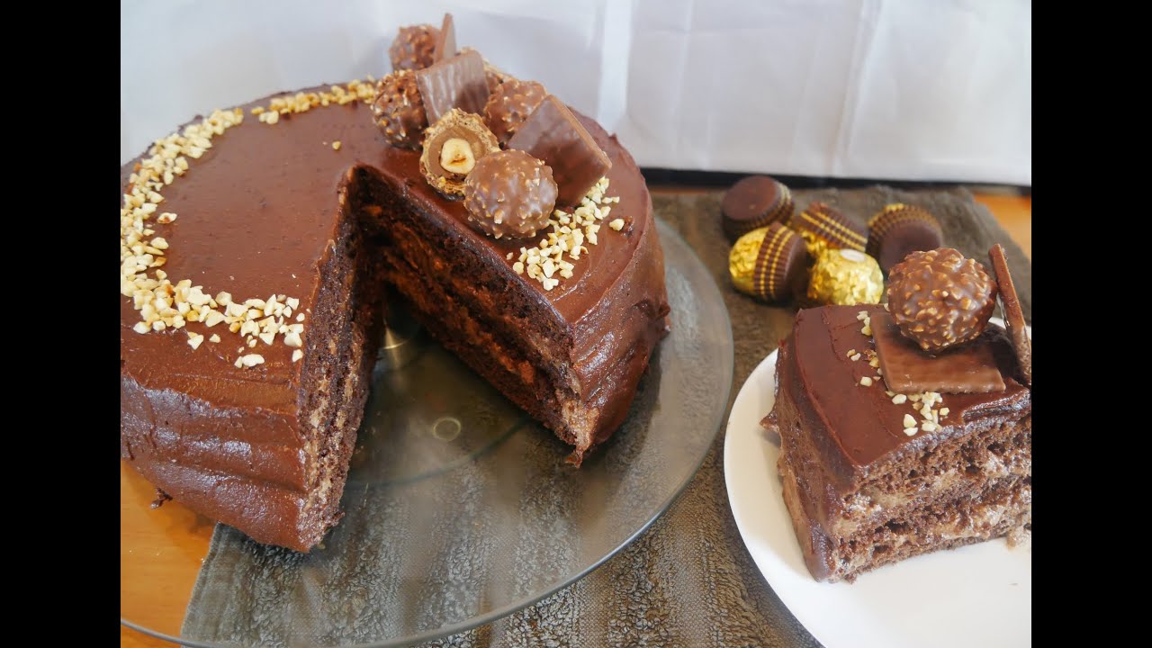Торта Фереро Рошер / Ferrero Rocher / Истински шедьовър в сладкарството