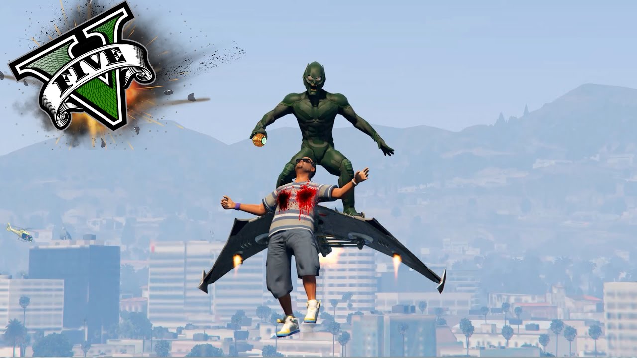 EL DUENDE VERDE (GREEN GOBLIN) NUEVOS SUPERPODERES | GTA 5 PC MOD | CROCO