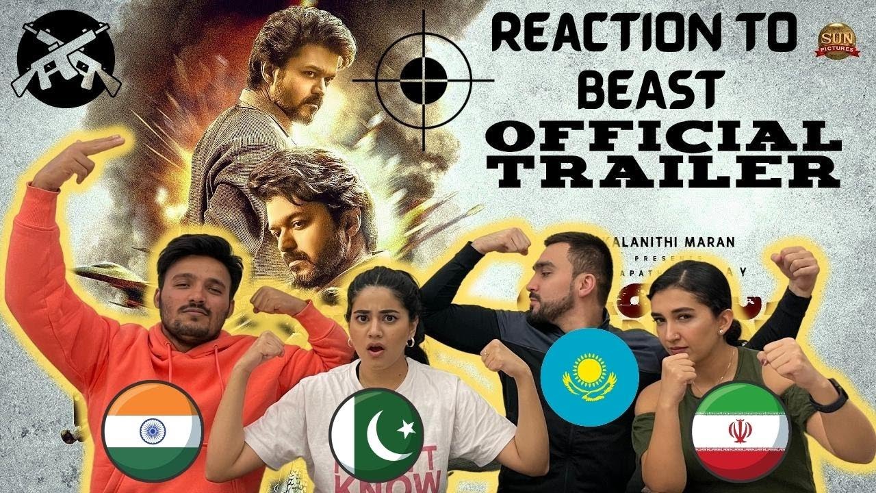 Beast Trailer Reaction | Vijay Thalapathy | Foreigners React