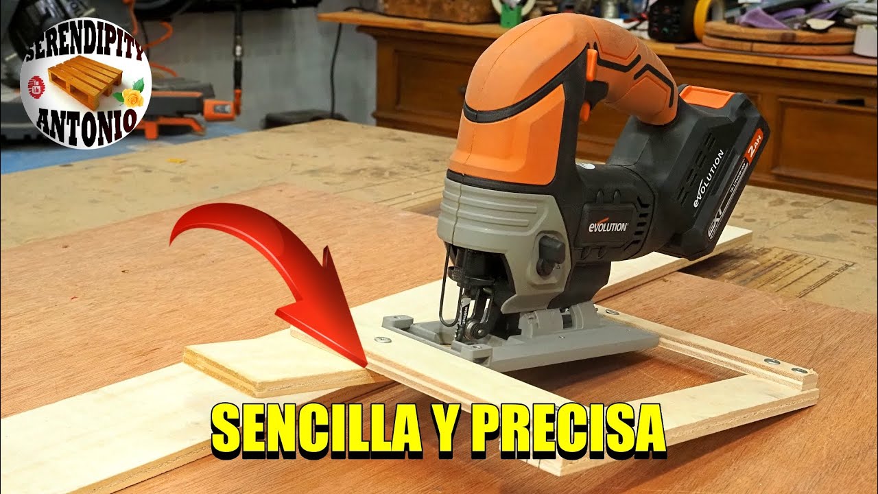 La GU&Iacute;A definitiva para realizar CORTES RECTOS con la Sierra CALADORA