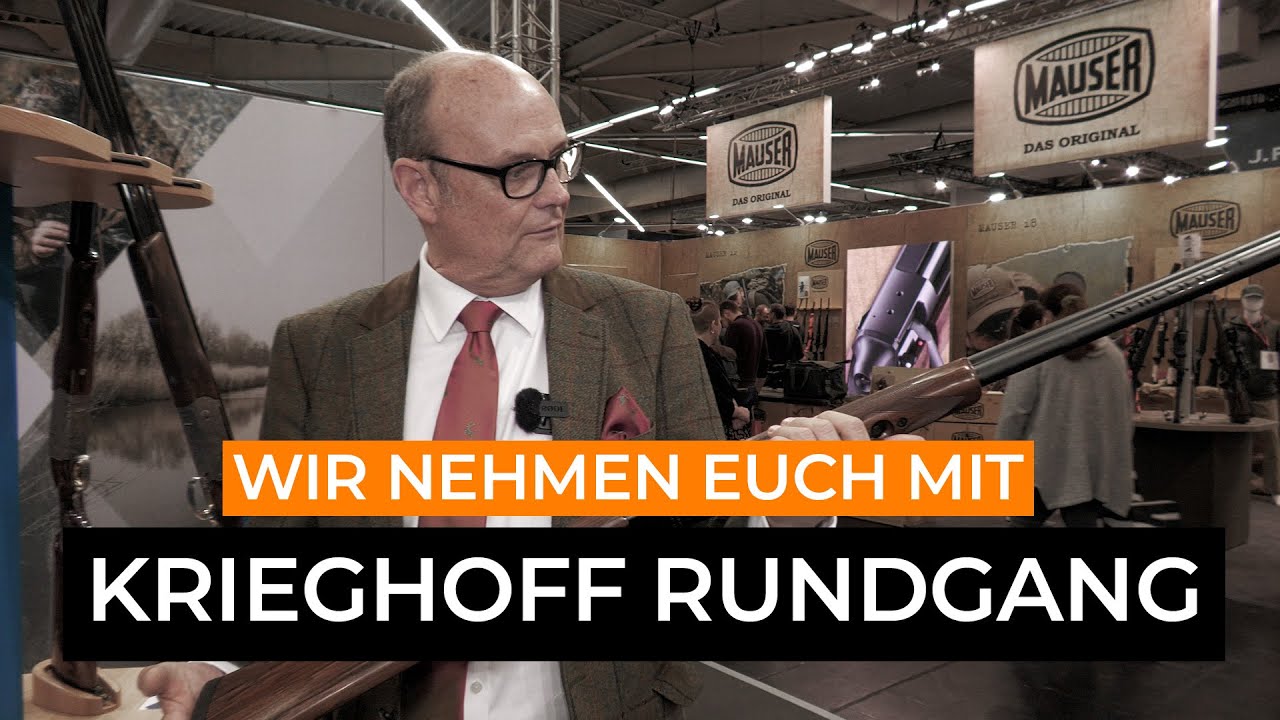 Jagd & Hund 2024: Kai-Uwe Kühl von K&K Premiumjagd macht einen Rundgang bei Krieghoff