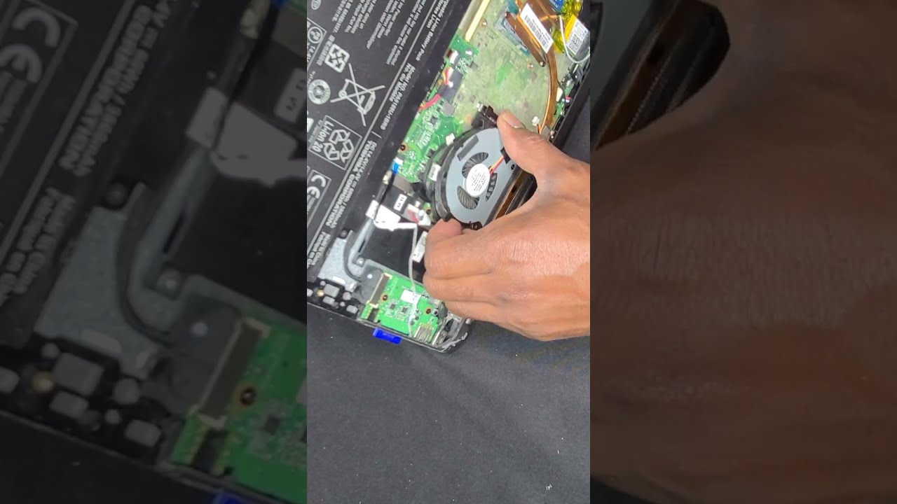 Toshiba Satellite Radius P55W Disassembly & Cooling Fan Replacement #subscribe #share
