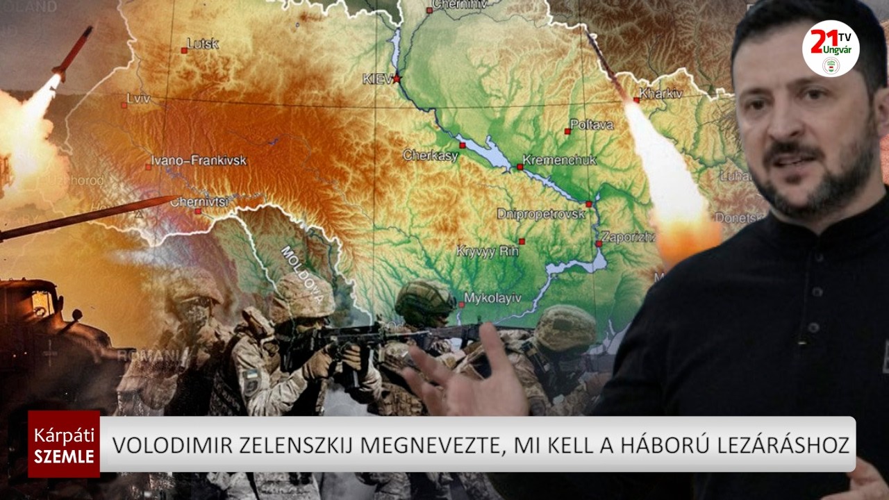 Volodimir Zelenszkij megnevezte, mi kell a h&aacute;bor&uacute; lez&aacute;r&aacute;shoz