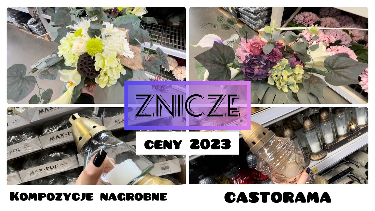 ZNiCZE ceny❗️KOMPOZYCJE NAGROBNE WIĄZANKI BUKIETY❗️ CASTORAMA