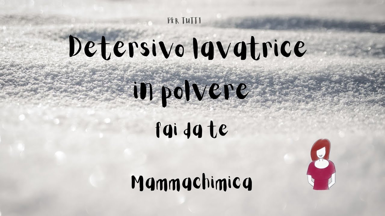 Detersivo LAVATRICE POLVERE: semplice, efficace, eco, economico