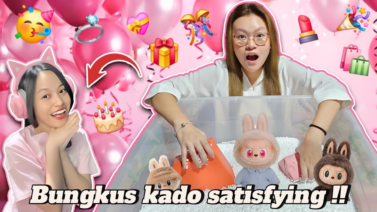 Kado paling SATISFYING !! Bungkus kado keramat untuk Fanny ?!! 🎁🛍🎂