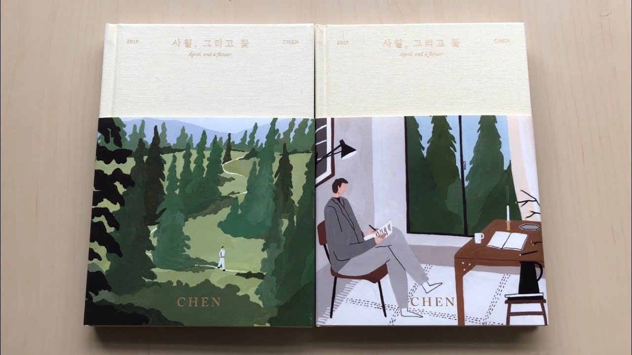 ♡Unboxing Chen 첸 1st Mini Album April, and a Flower 사월, 그리고 꽃 (April & Flower Ver.)♡