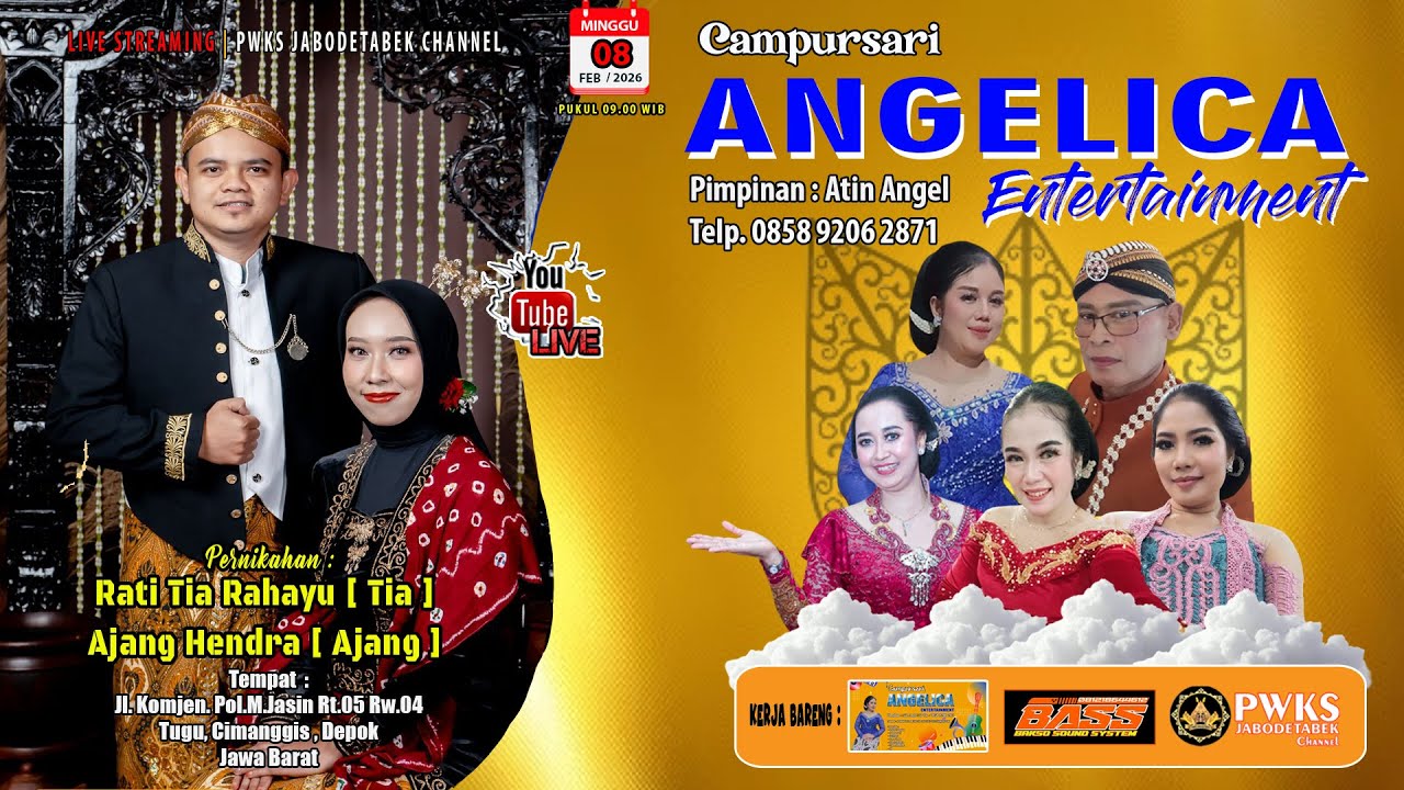 [ LIVE ] CAMPURSARI ANGELICA ENTERTAINMENT 0858 9206 2871 | PERNIKAHAN TIA & AJANG | BASS AUDIO