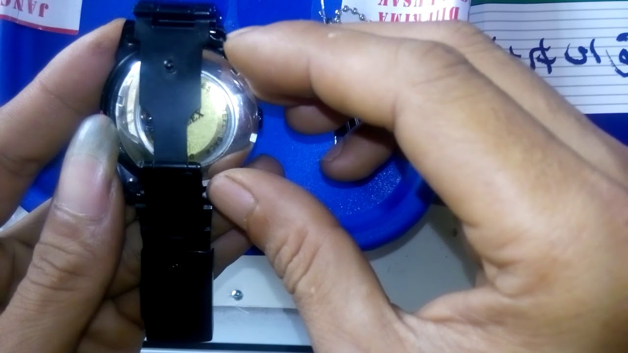 Service jam otomatic,cara mudah memperbaiki jam otomotis yang mati...