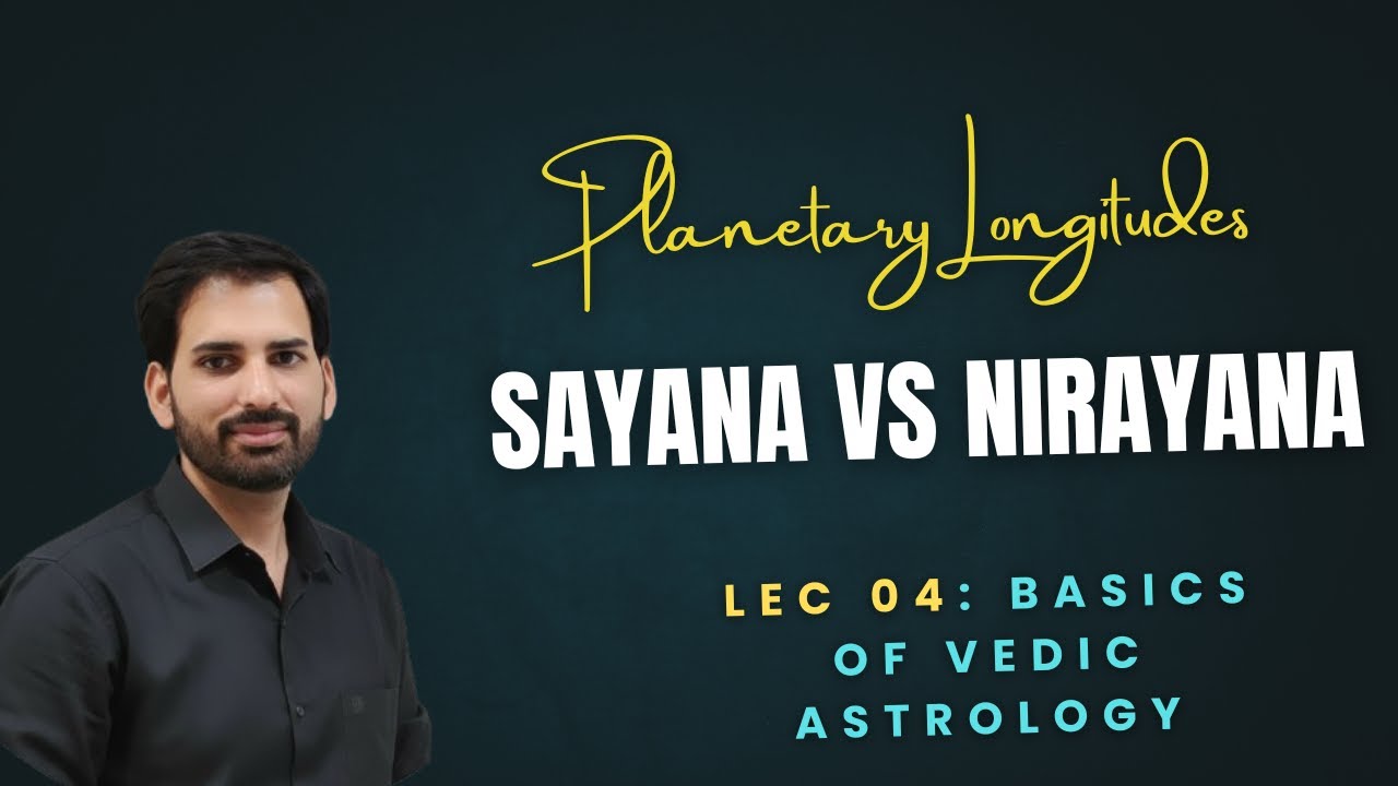 What is Ayanamsa? Sidereal vs Tropical Zodiac Explained | Vedic Astrology Lecture 4