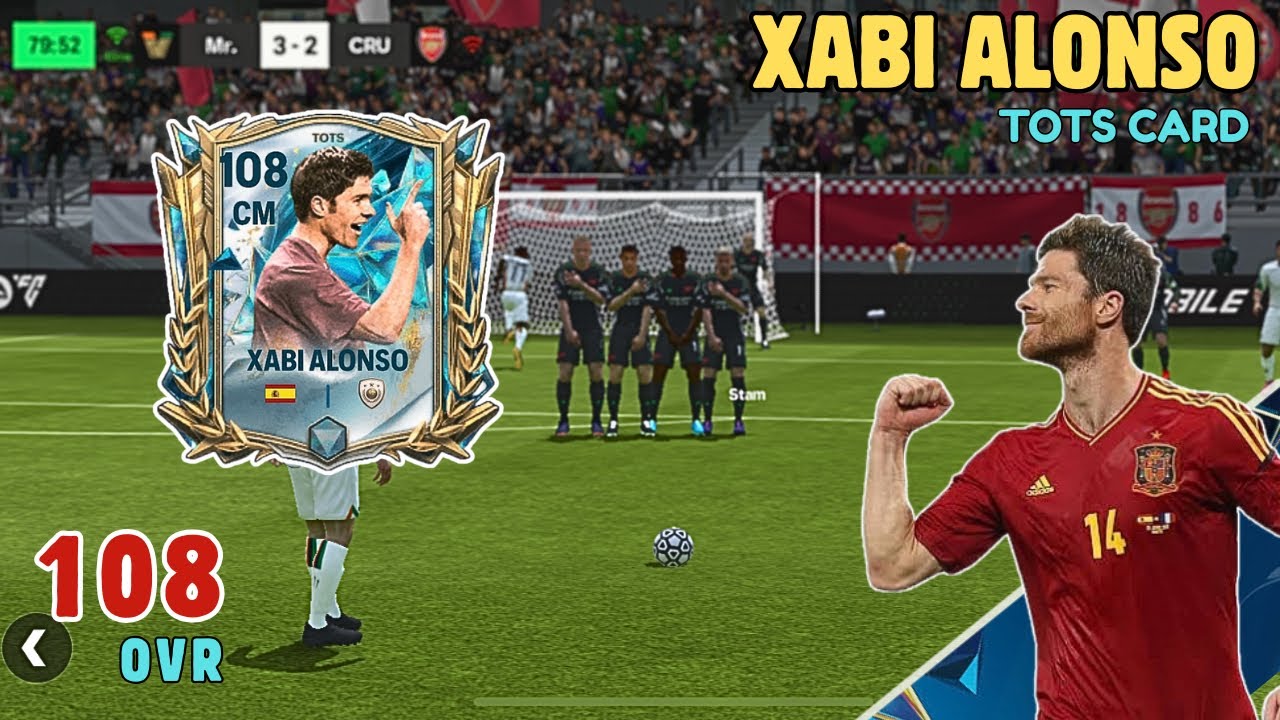 Review XABI ALONSO 108 New TOTS Card 🥶🇪🇸 This Beast Cost Only 500 Shards! | FC MOBILE