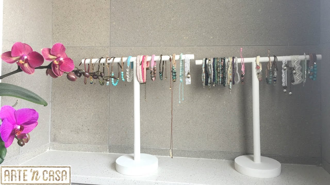 Organizador de pulseras paso a paso