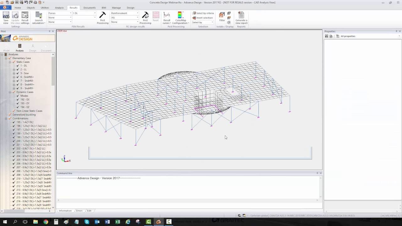 Placement de barres d'armatures avec Advance Design - Webinaire 3