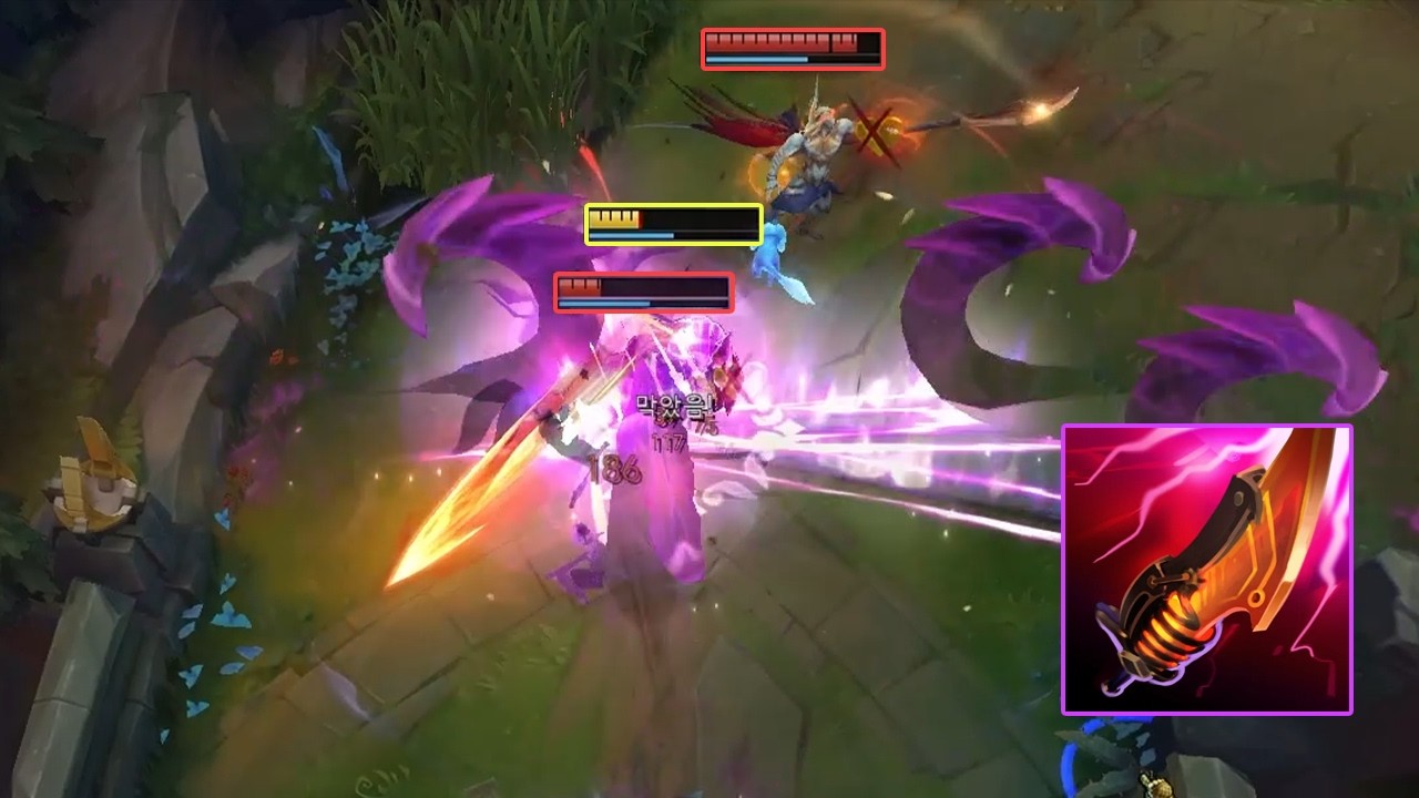 스킬 빗나가도 깡딜로 패는 벼락폭풍검 일라오이 ㄷㄷ