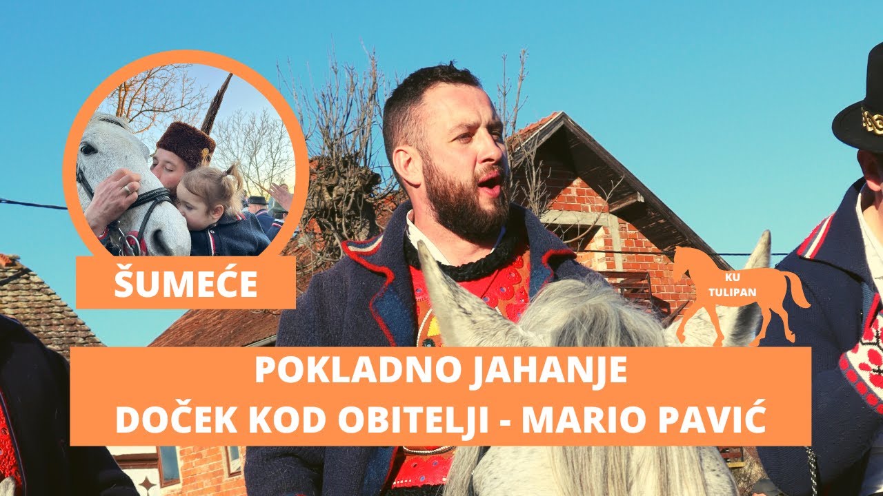 Kod obitelji Mario Pavić - POKLADNO JAHANJE OPĆINA BEBRINA KU TULIPAN