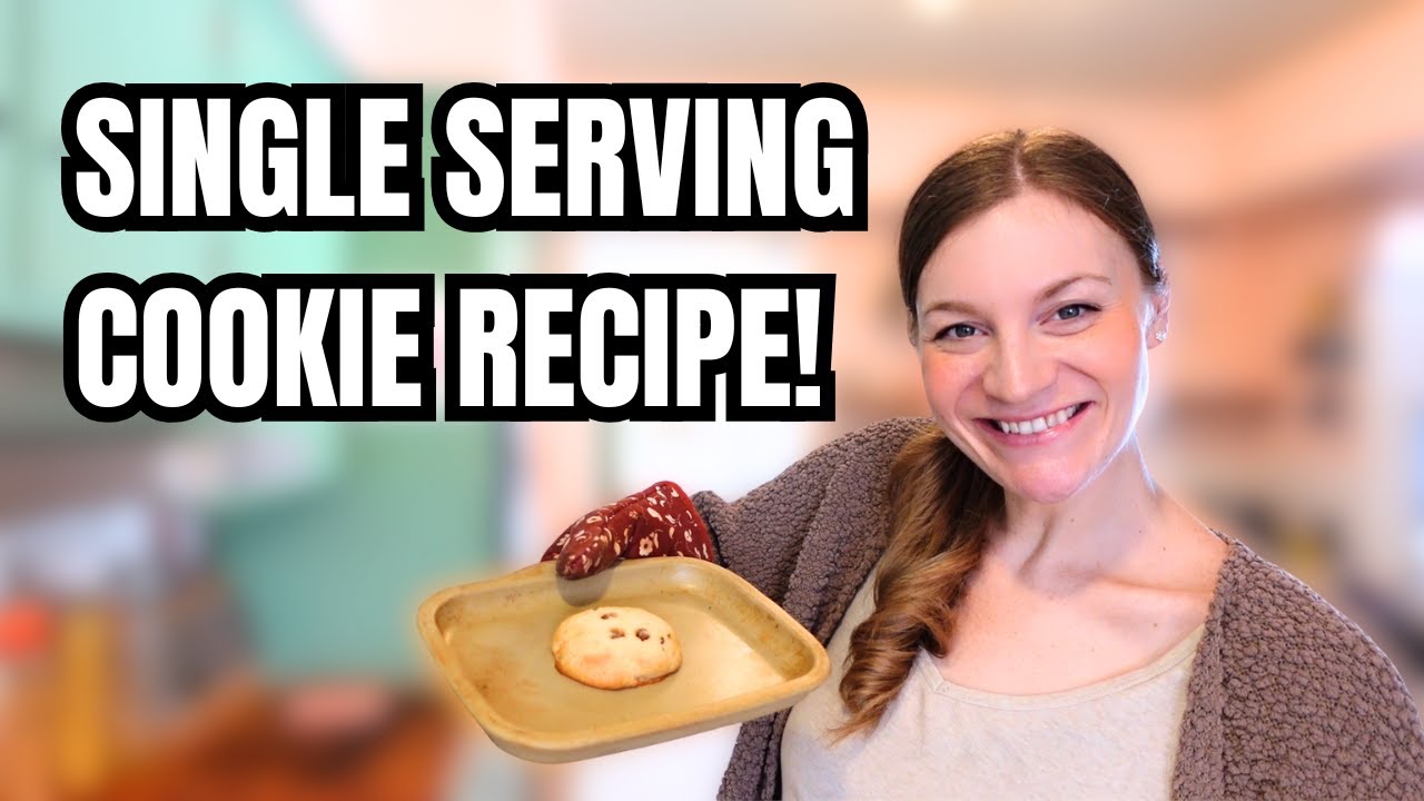Single Serving Chocolate Chip Cookie Recipe! Fluffy Bakery Style ❤️