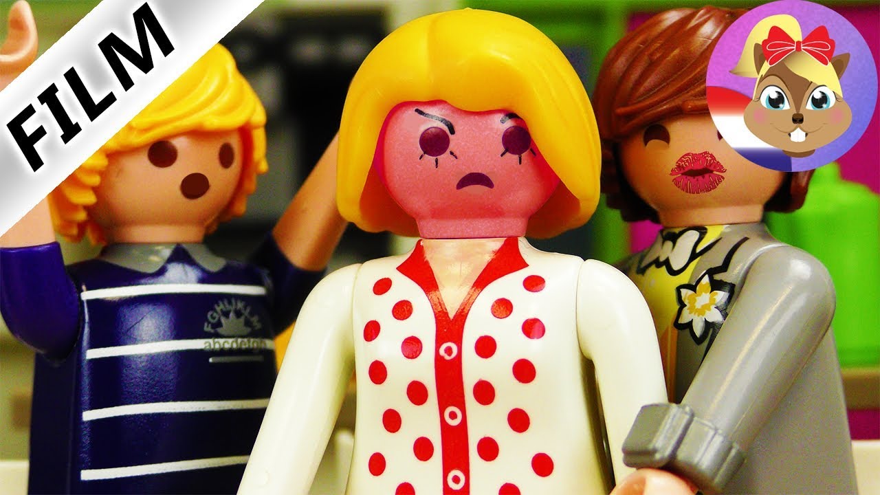 Playmobil video Nederlands - PAPA’S VRIEND ZIT ACHTER MAMA AAN! IS HIJ VERLIEFD OP HAAR?