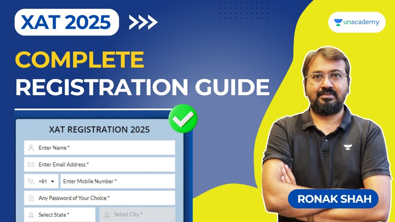 XAT 2025 Complete Registration Guide | Top Colleges | Ronak Shah