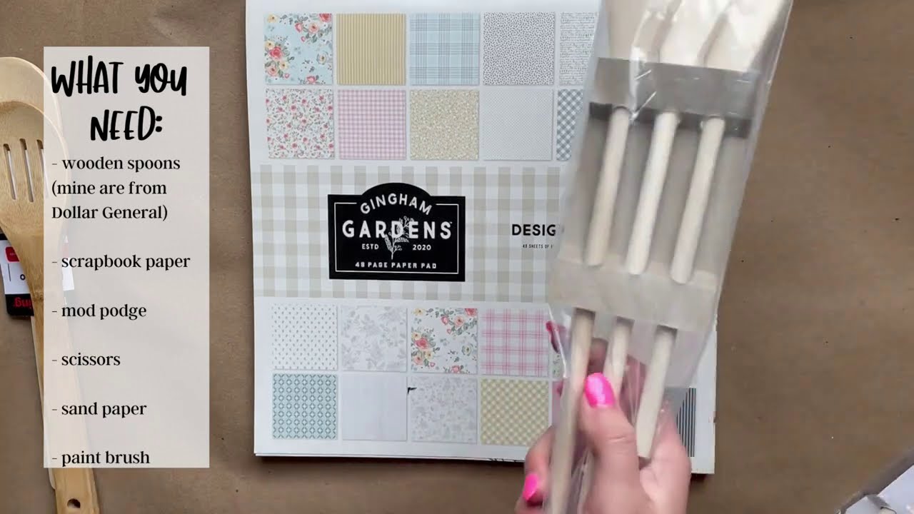 Dollar Store Crafts | DIY Kitchen Decor using WOODEN SPOONS!