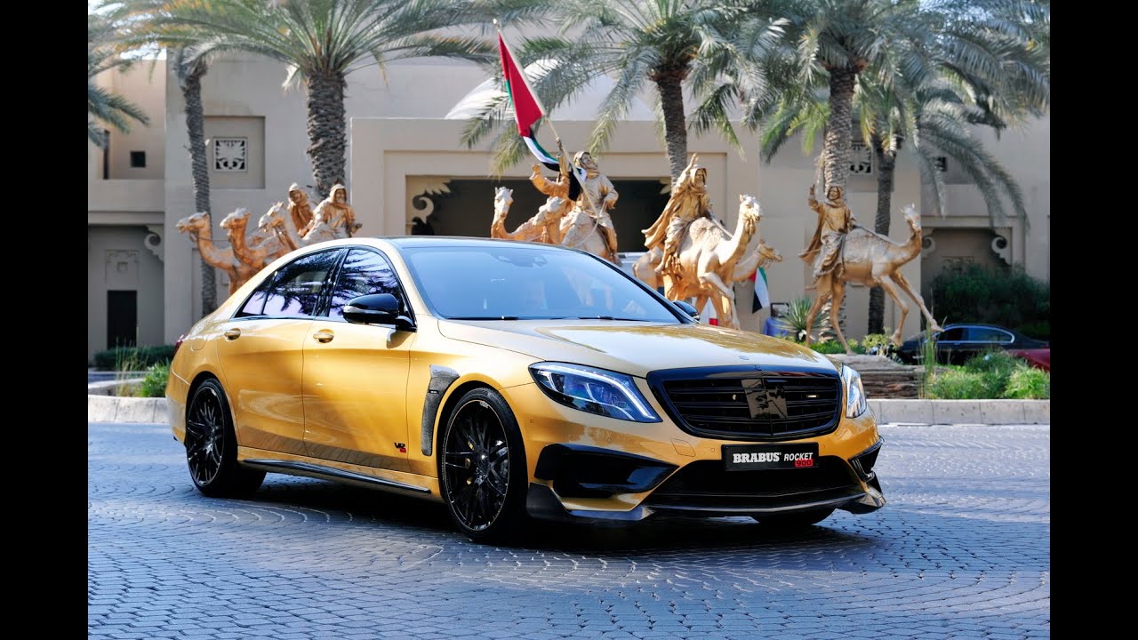 Brabus shows S65 Rocket 900 Desert Gold Edition in Dubai