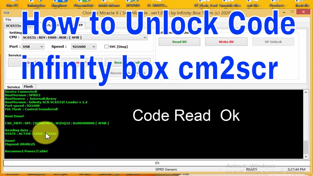 How to Unlock Code With InfinityBox CM2SCR | How To Unlock Code | Gsm Indus