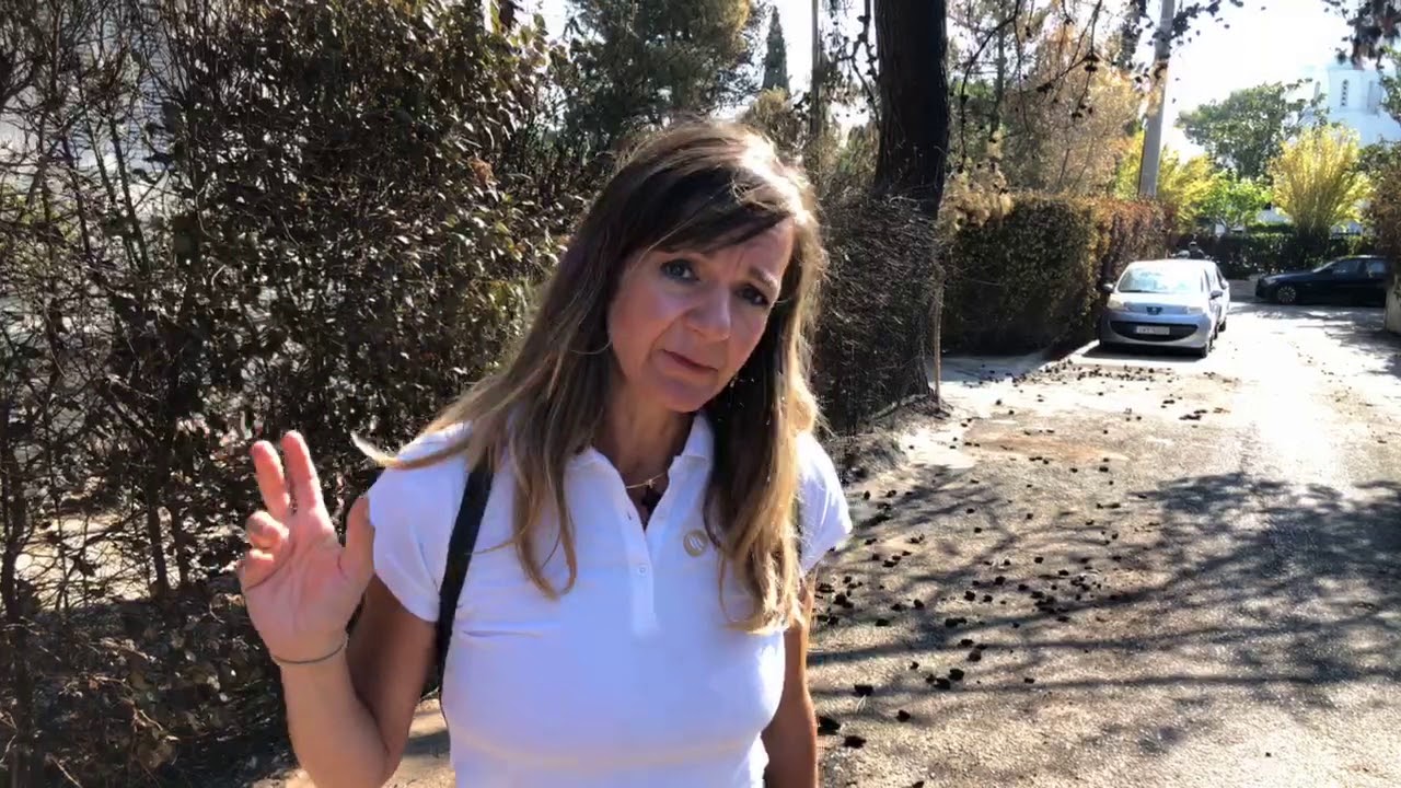GCT live from the devastating site in Mati, Greece after wildfires