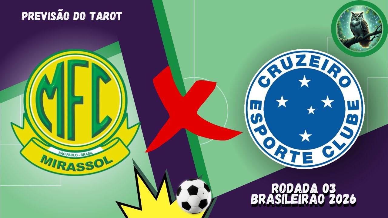 ⚽️ MIRASSOL X CRUZEIRO: TAROT REVELA QUEM VENCE O JOGO!