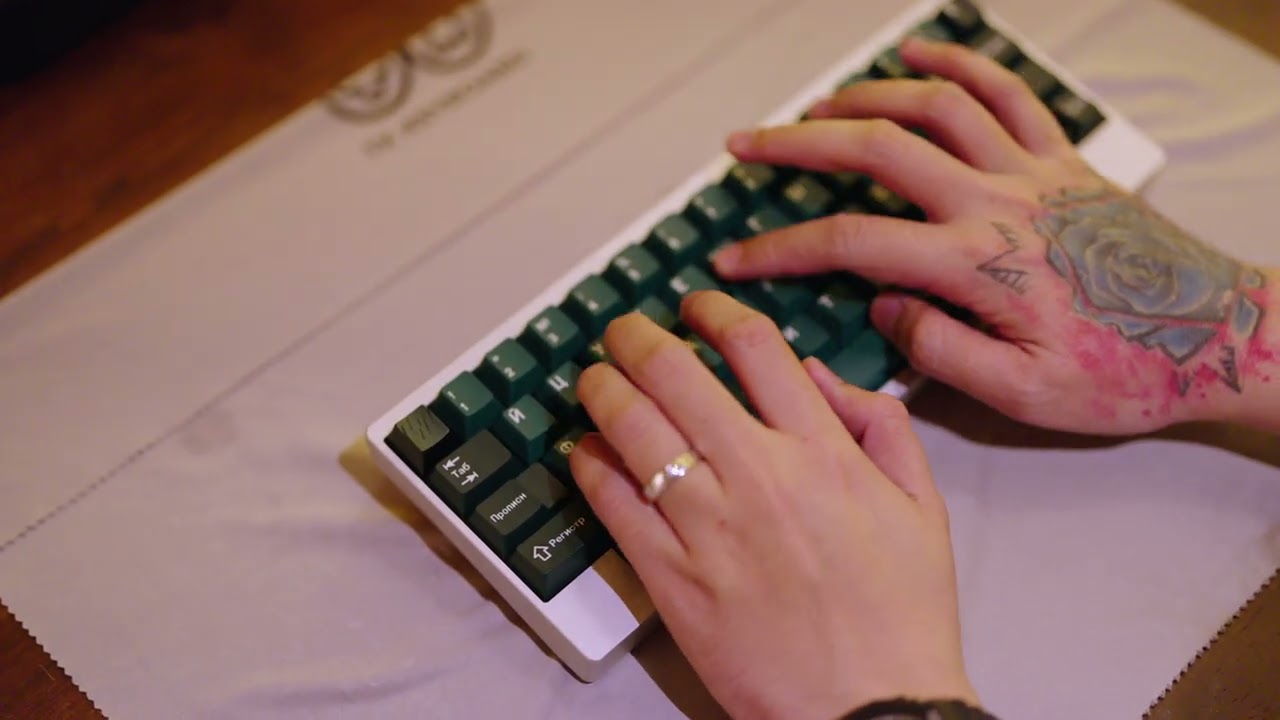 Neo60 Cu HHKB soundtest - this spacebar goes insane with 