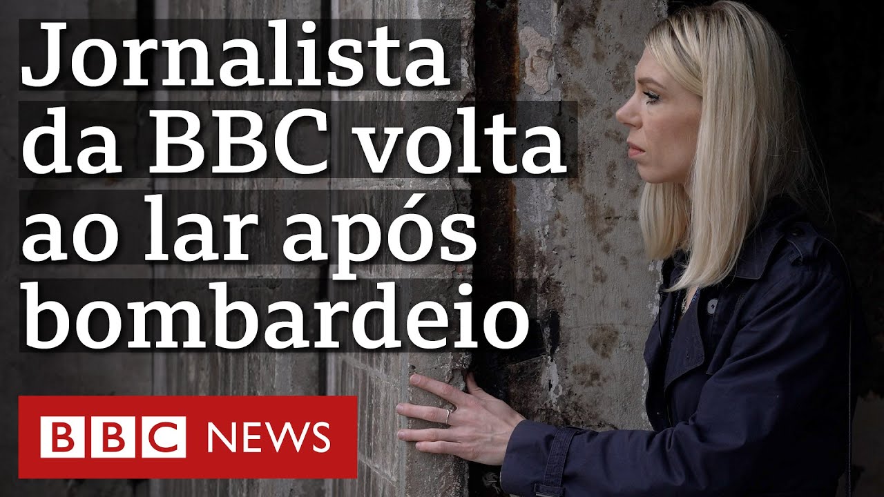 Jornalista da BBC volta para casa bombardeada na Ucrânia