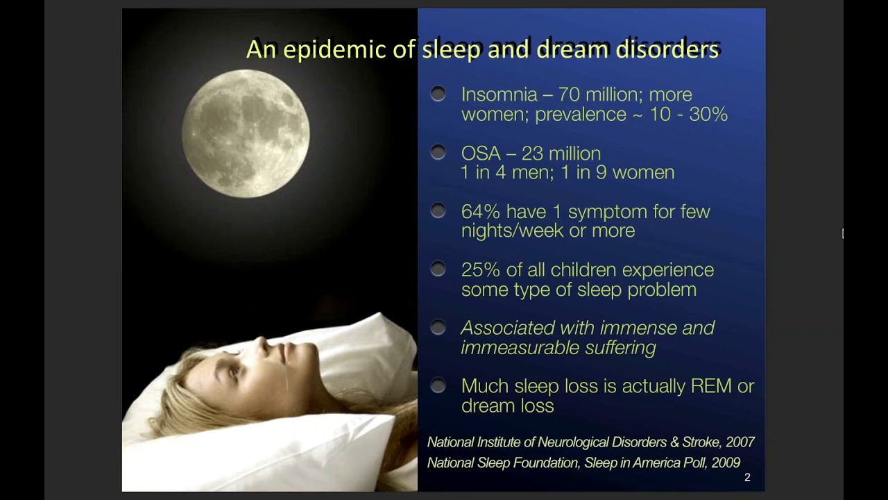 Cancer, Sleep & Dreams - AnCan Plenary Jan 29, 2018