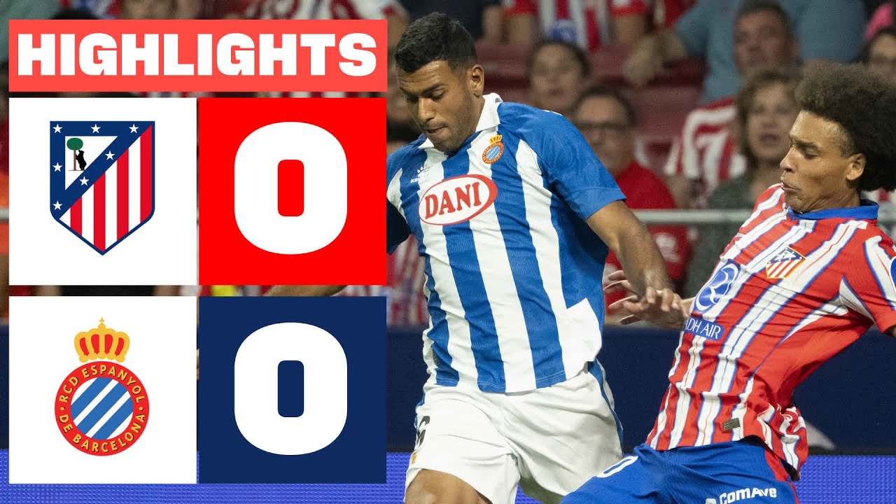 ATLÉTICO DE MADRID 0 - 0 RCD ESPANYOL | RESUMEN LALIGA EA SPORTS