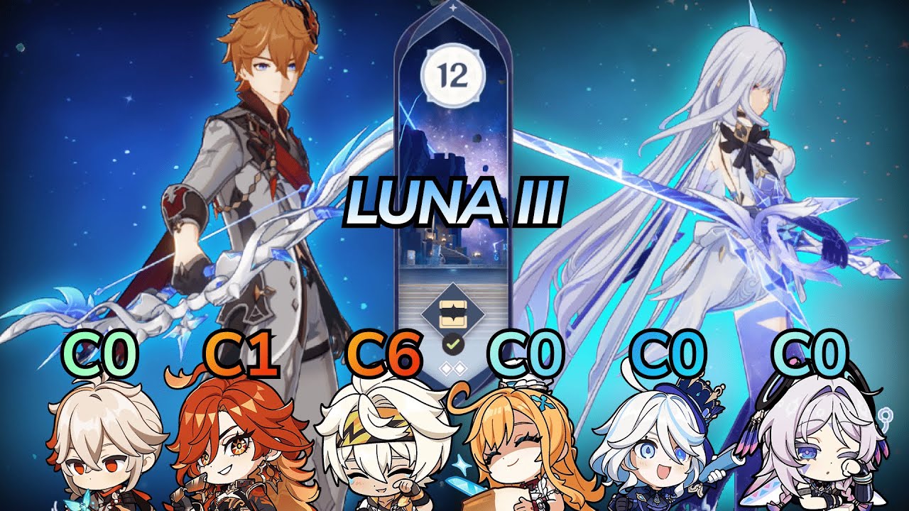 C0 Student and Master / Abyss Luna III Mid December Floor 12 / Genshin Impact 6.2