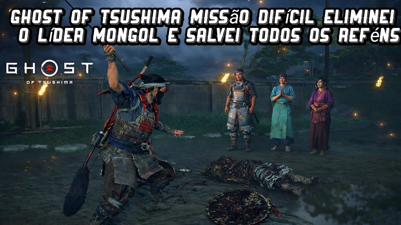 Ghost of Tsushima: missão pesada contra dezenas de inimigos