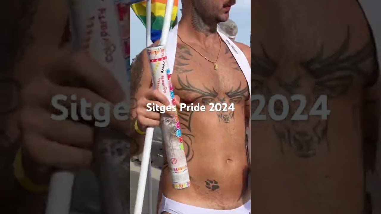 Sitges Pride Parade 2024 Barcelona #shorts #sitges #sitgespride #pride