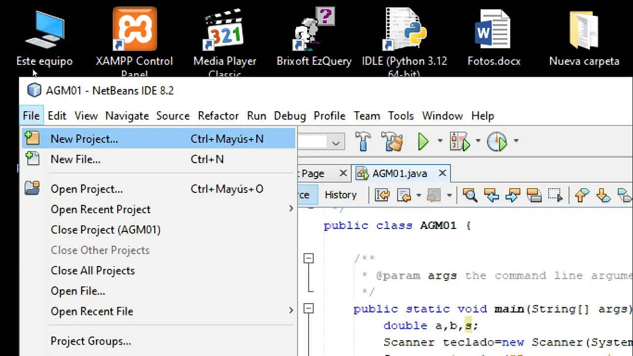Java - Resolución ejercicios de Estructura Secuencial (Clase)
