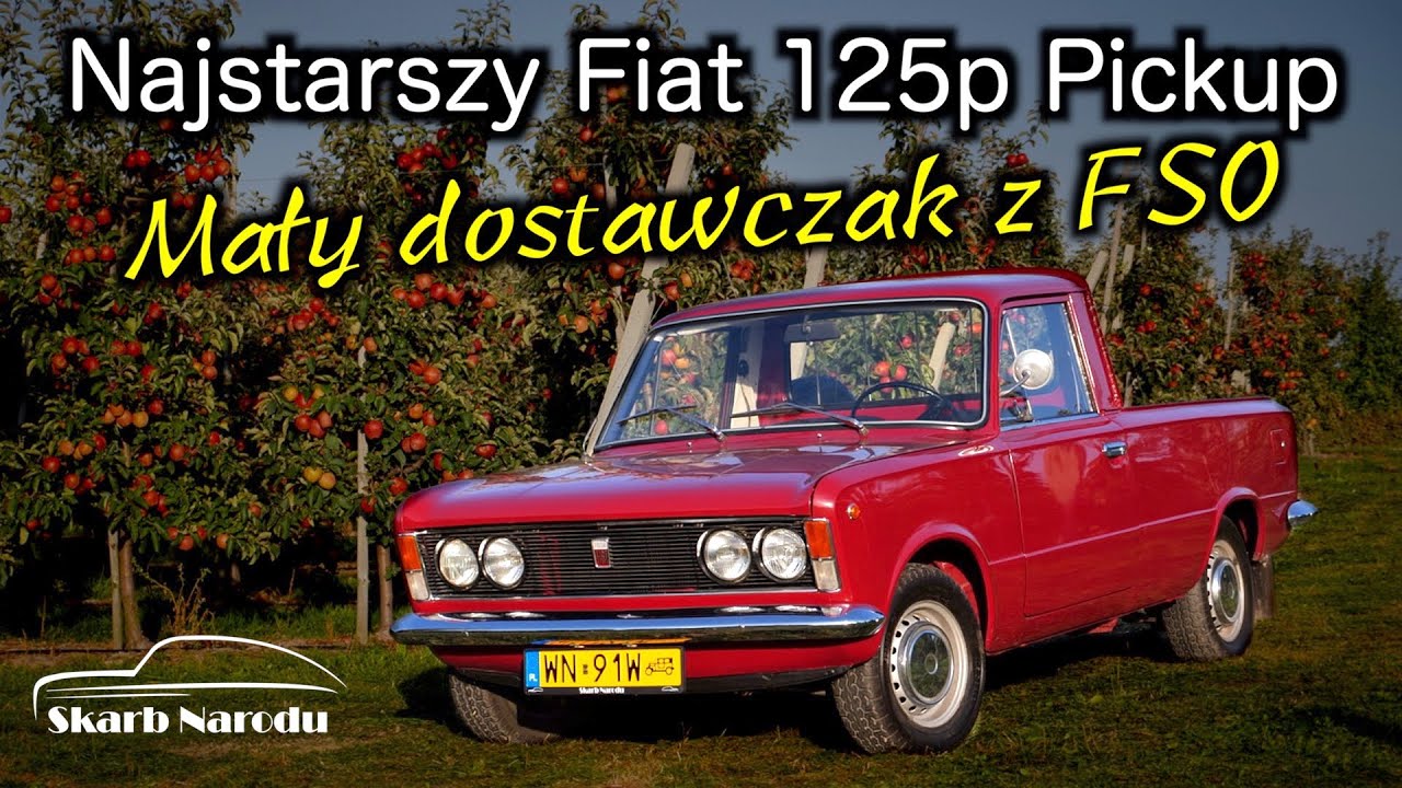 Najstarszy Fiat 125p Pickup - Mały dostawczak z FSO // Muzeum SKARB NARODU