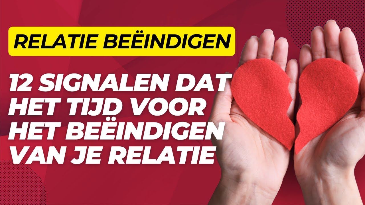 12 Signalen Dat Het Tijd Voor Het Be&euml;indigen Van Je Relatie